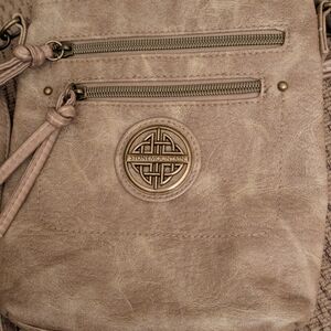 Stone Mountain Accessories Beige Crossbody Bag